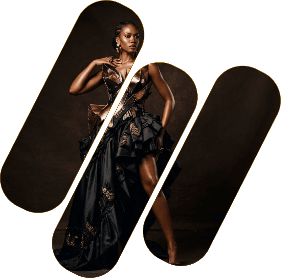 Editorial fashion portrait